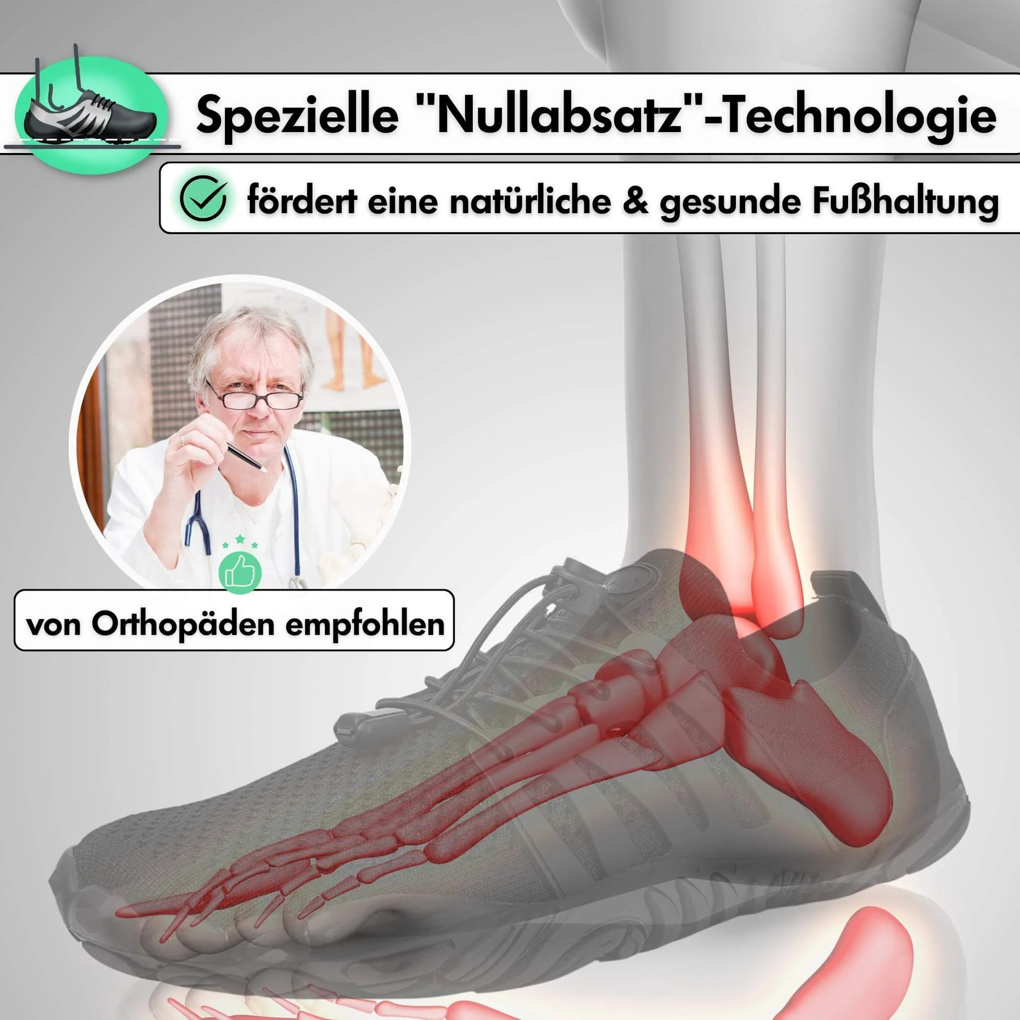 VILEKO Bequeme Barfußschuhe