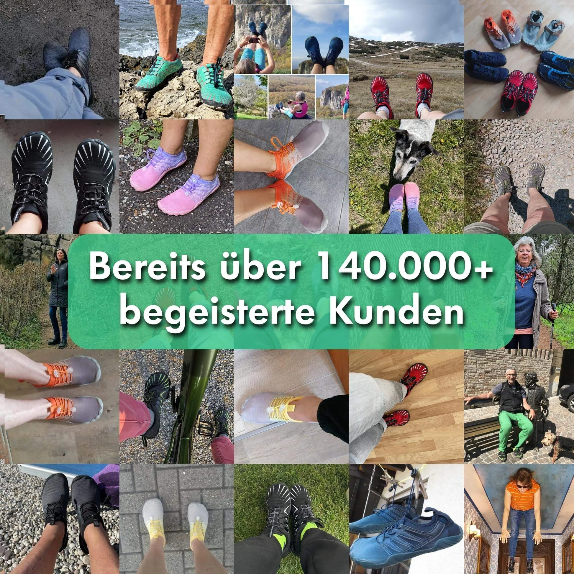 VILEKO Bequeme Barfußschuhe