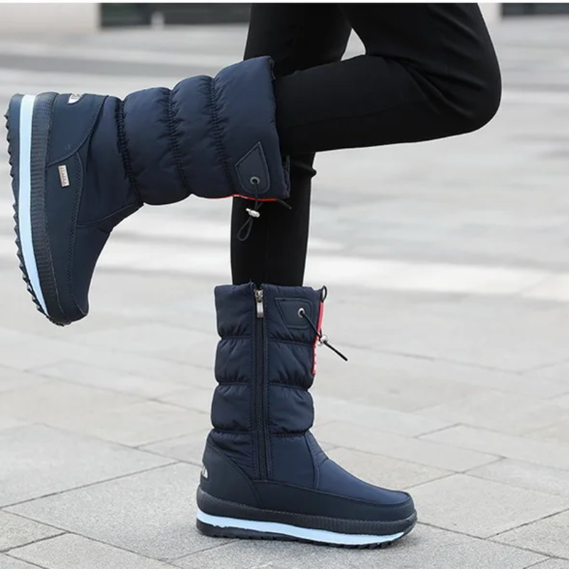 VILEKO Hohe Wasserdichte Winterstiefel