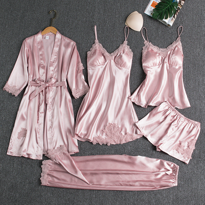 VILEKO Seide Pyjama Set