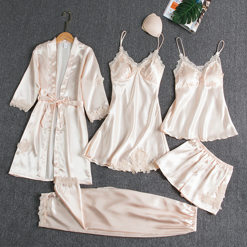 VILEKO Seide Pyjama Set