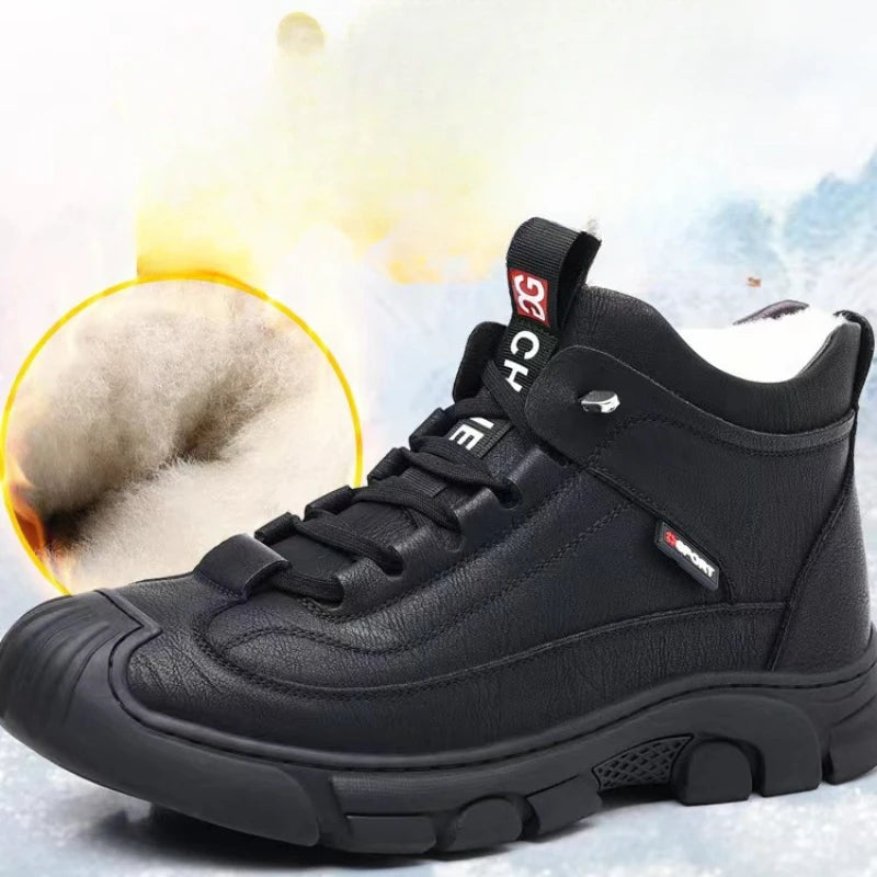 VILEKO Warme Baumwolle Winterstiefel