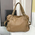 VILEKO Leder Soft Tote Tasche