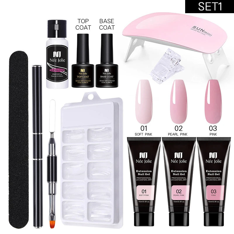 VILEKO Polygel Nagel Starter Kit