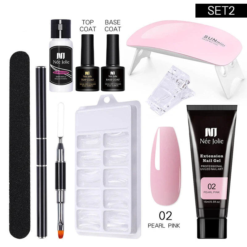 VILEKO Polygel Nagel Starter Kit