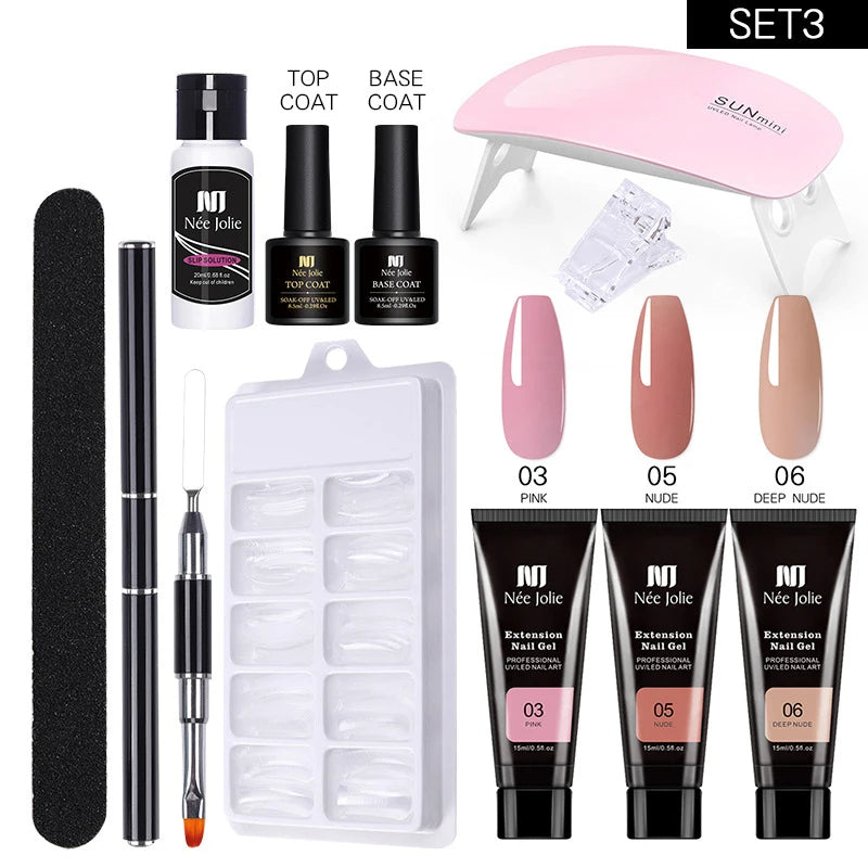 VILEKO Polygel Nagel Starter Kit