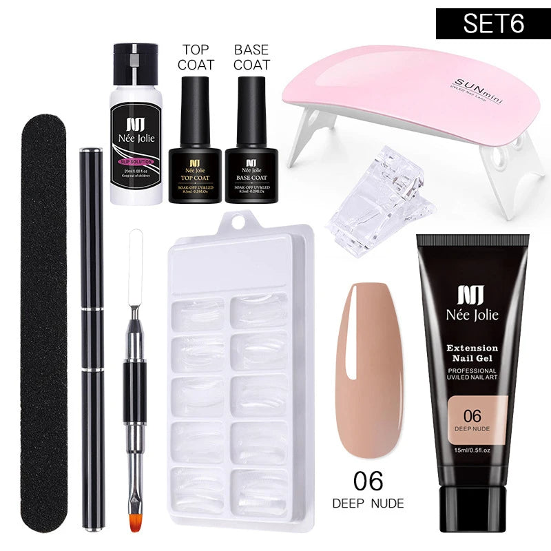 VILEKO Polygel Nagel Starter Kit