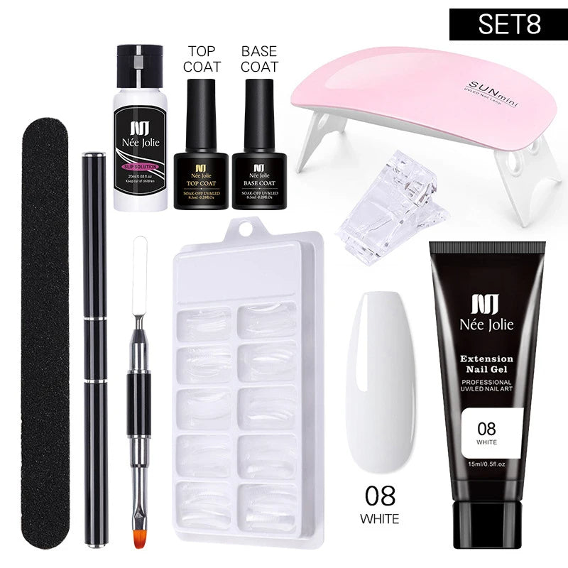 VILEKO Polygel Nagel Starter Kit