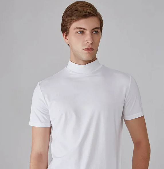 VILEKO Mock Fitted T-Shirt