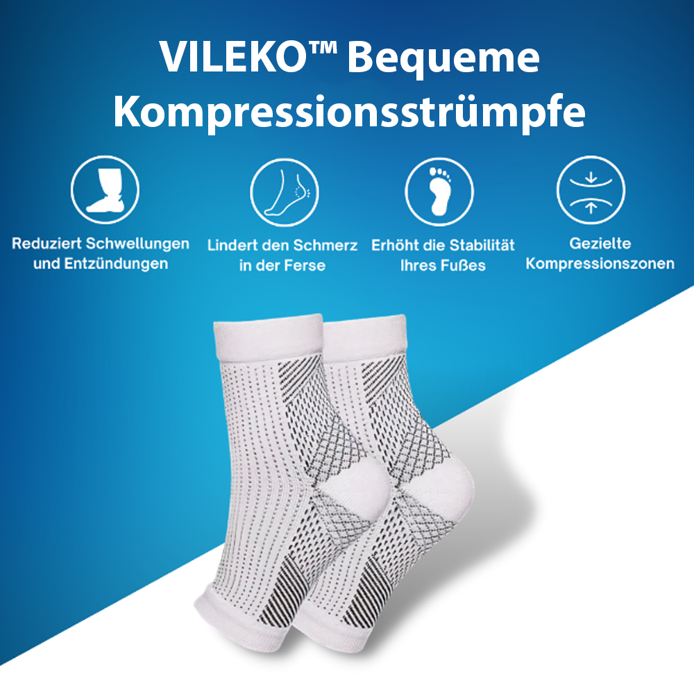 VILEKO Bequeme Kompressionsstrümpfe