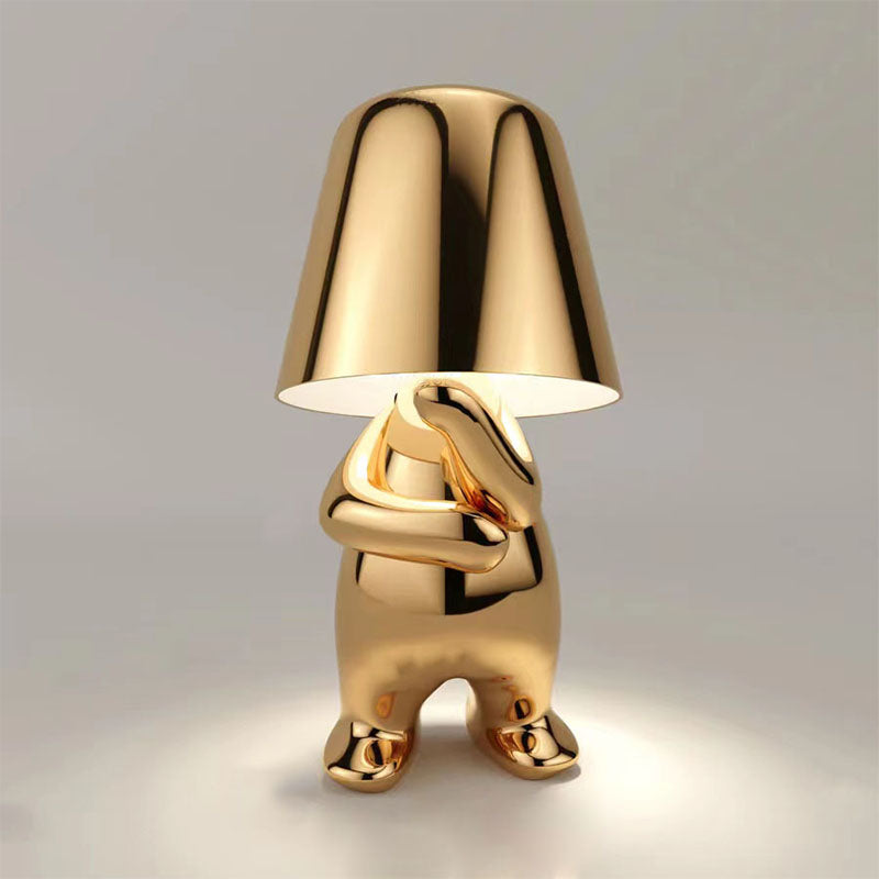 VILEKO Golden Man Tischlampe