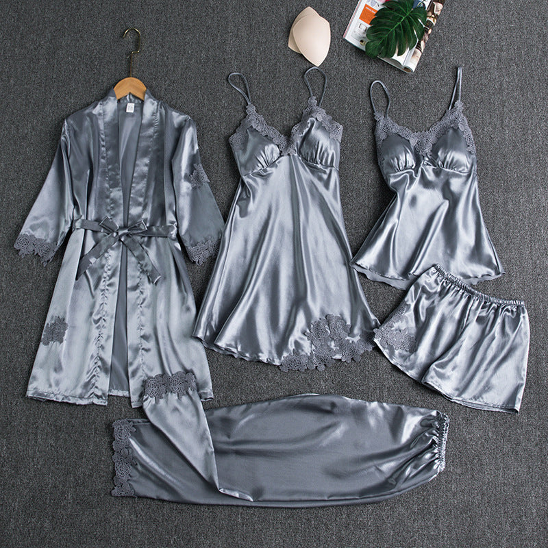 VILEKO Seide Pyjama Set