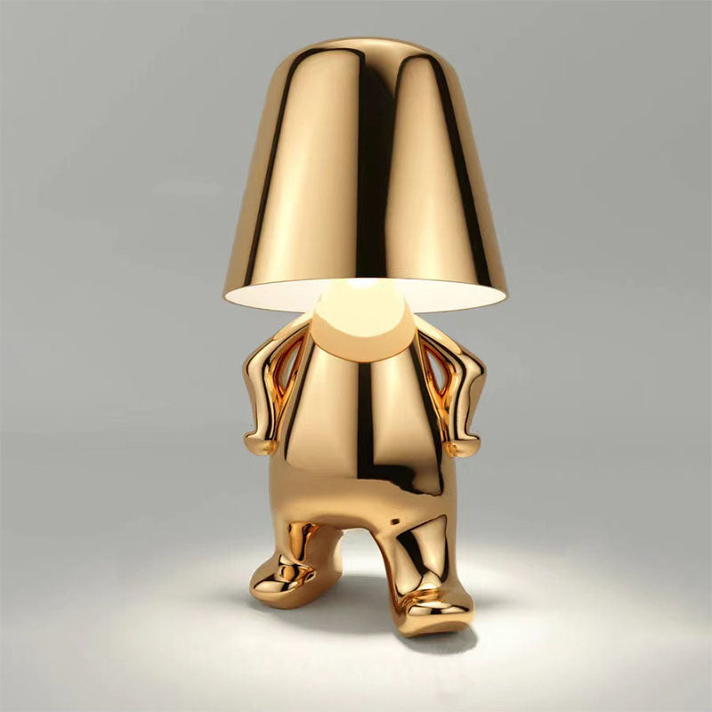 VILEKO Golden Man Tischlampe