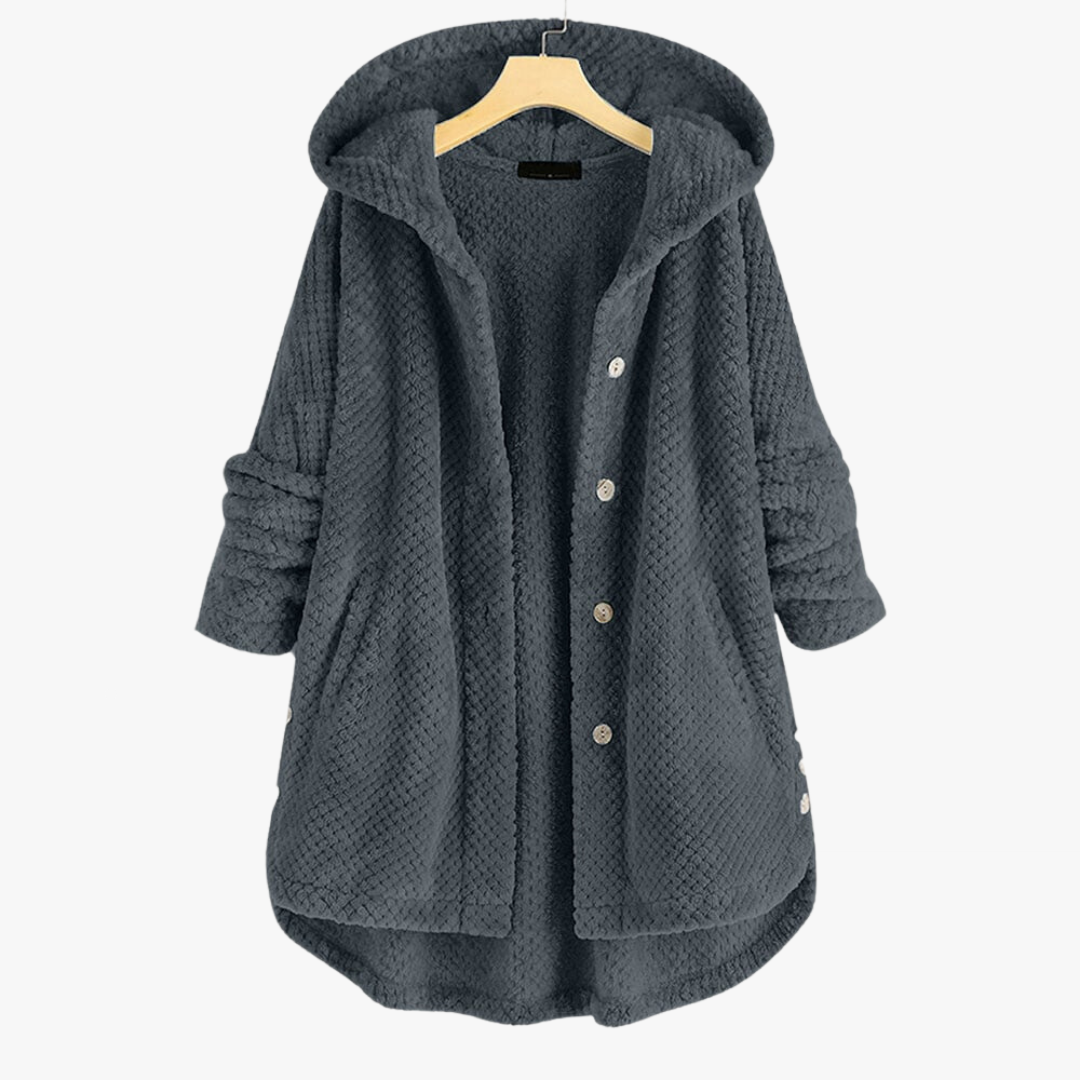 VILEKO Fleece Kapuzenjacke