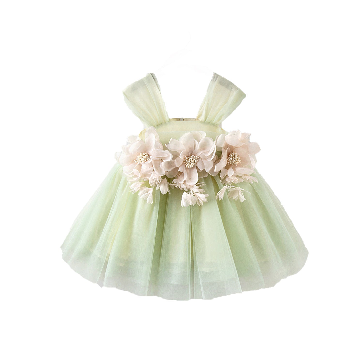 VILEKO Baby Mädchen Blumenkleid