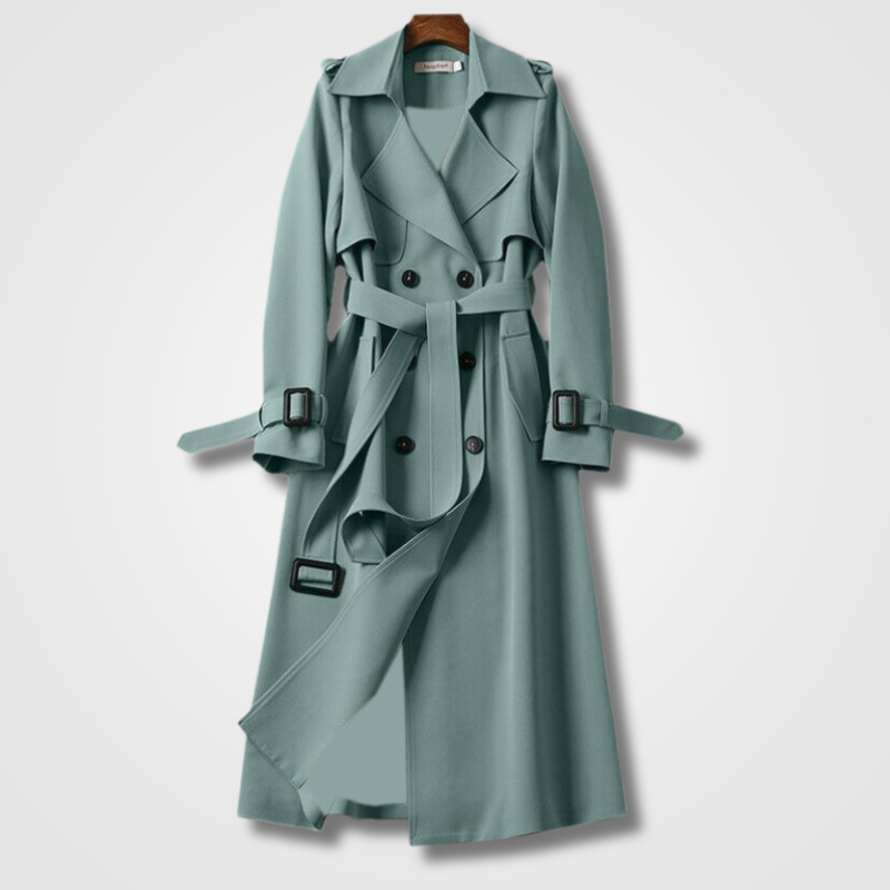 VILEKO Trendiger Schnallen Trenchcoat