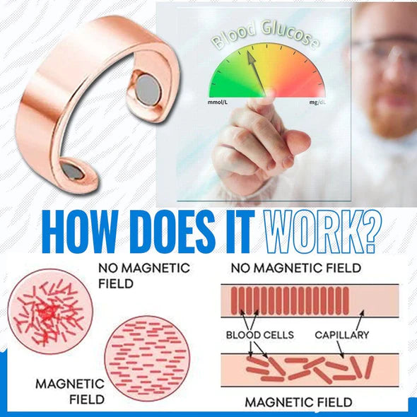 VILEKO Gesunder Magnetring