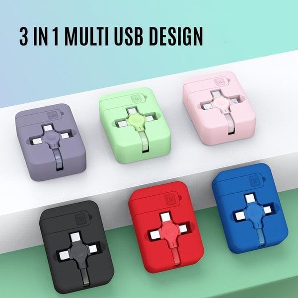 VILEKO 3 in 1 USB Ladekabel