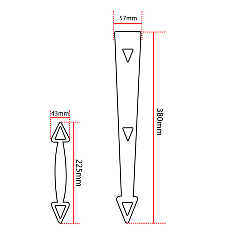 VILEKO Magnetischer Türgriffsatz