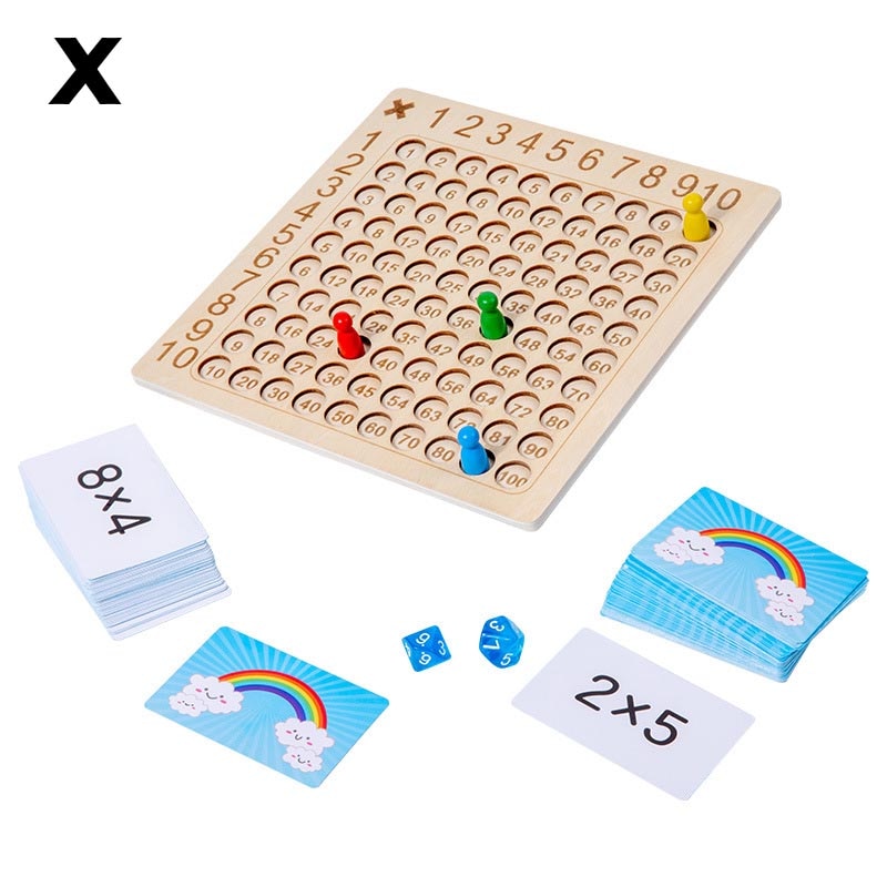 VILEKO Brettspiel aus Holz