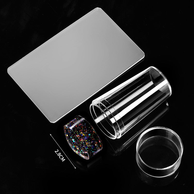 VILEKO Nail Art Stamper Schaber Set