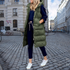 VILEKO Bequeme lange Puff Jacke