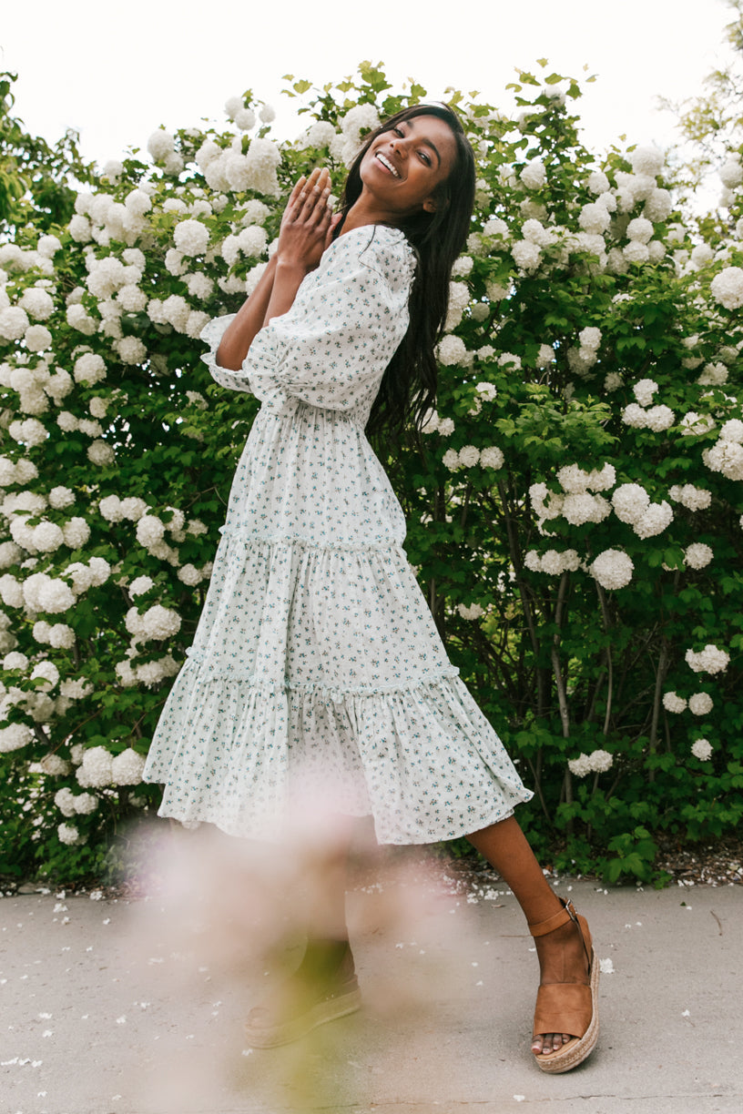 VILEKO Geblümtes Sommerkleid