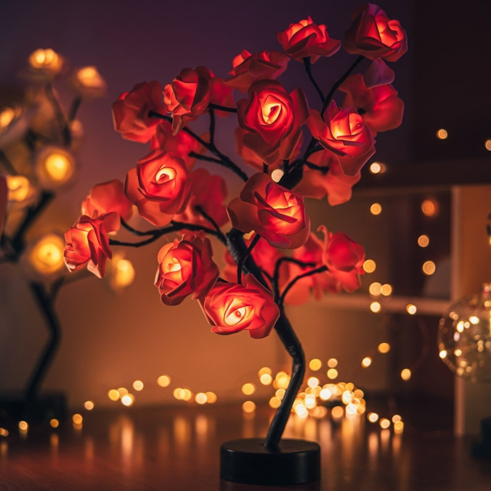 VILEKO Love Rose Tree Lampe