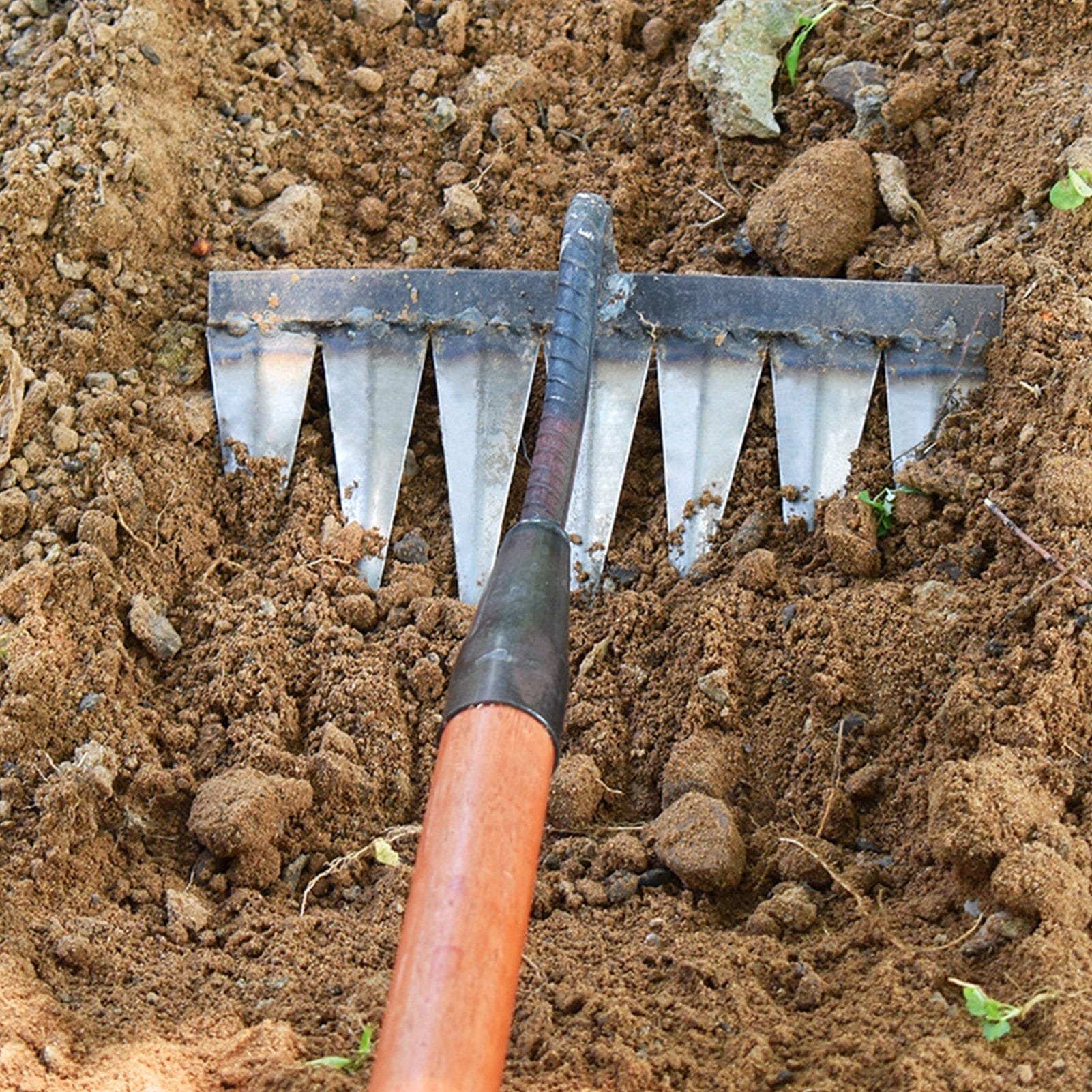 VILEKO Unkrautjätrechen Farmwerkzeug